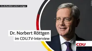 #CDUVorsitz: Das CDU.TV-Interview mit Norbert R&ouml;ttgen