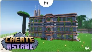 Minecraft 1.18.2 Create Astral - #14 Завод для Create