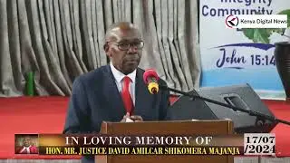 Prof Githu Muigai mourns Justice David Majanja with a special tribute!!