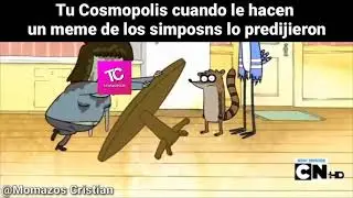 Tu Cosmopolis cuando le hacen un meme de los Simpson lo predijeron