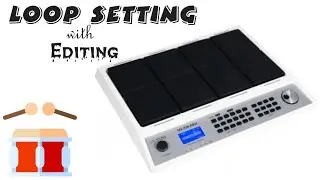 Congo patch with loop editing M Studio octapad MS P20 pro.... How to make patch in MS p20 pro pad