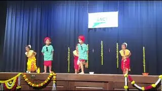 Koli dance performance I choreographed for kids in USA BACT diwali event  #kolidance #marathi #dance