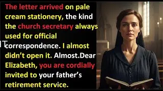 The letter arrived on pale cream stationery, the kind the church secretary  | Revenege Story
