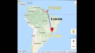PU2OKE X FY5HB FIRST QSO