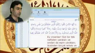 Nisa suresi 1-02 (Doç. Dr. Halis AYDEMİR)