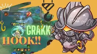 AOV;Grakk Support Gameplay||Hook!Hook!...Hook!-Arena Of Valor(@idlehands1571 )