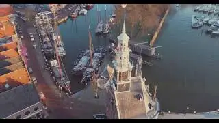 Historisch Hoorn vanuit de lucht