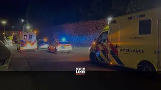 AUTO OP Z’N KOP IN BEEK: TRAUMAHELIKOPTER OPGEROEPEN
