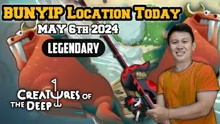 Where to Find BUNYIP May 6th 2024 - Creatures of the Deep: Fishing #bunyip
