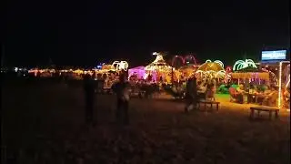 Goa beach night