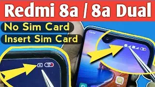 Redmi 8,8a,8a No Sim Card Problem Solution | How To Fix Redmi 8,8a,8a Dual Insert Sim Problem