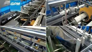 PP PVC PPR pipe&tube on line packing machine pipe bundling machine #pvc #pvcpipe #packagingmachine