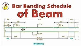 Bar Bending Schedule of Beam || BBS of Beam ||  Calculate Steel Quantity of Beam ||
