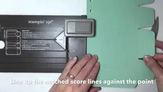Project Go Create! Stampin Up Gift Bag Punch Board tutorial