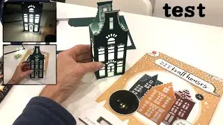 Nouveau teste du kit lanterne de noel en papier kraft produit action decotime