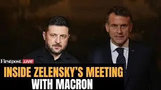 LIVE: Ukrainian President Zelensky Arrives At &Eacute;lys&eacute;e Palace In Paris To Meet French President Macron