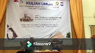 Kuliah Umum bersama Prof Dr Martin Van Bruinessen Guru Besar Universitas Utrecht Belanda