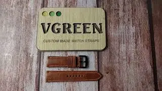 Cognac Badalassi Wax Custom Leather Strap