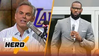 Colin Cowherd reacts to President Donald Trump's tweet about LeBron James | NBA | THE HERD