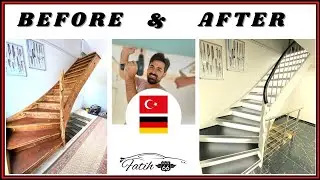 Treppe vor & nachher| Stairs Before & After| Merdiven &ouml;nce & Sonrası| #67