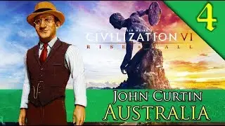 INDIGENOUS WARFARE! Civilization 6: Rise and Fall: Australia John Curtin Gameplay #4