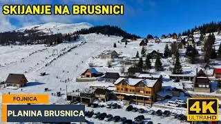 SKIJANJE NA BRUSNICI PLANINA VRANICA FOJNICA