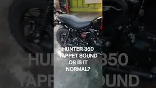 Hunter 350 tappet sound