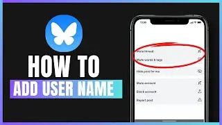 How to set up your username on Bluesky
