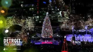 Watch: 2025 Detroit Tree Lighting at Campus Martius