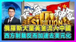 俄羅斯大量黃金流入中國，西方制裁反而加速去美元化！｜全球央行集體掃貨黃金，特朗普上台後美元貶值10%，中國成最大買家？【屈機觀察 EP344】