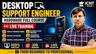 Desktop Support Engineer | Hardware Full Course Live Training 2026 | 100% Practical Learning |
