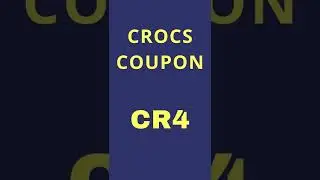 Crocs Coupon Code (CR4)