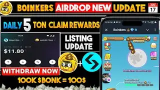 boinkers airdrop listing date |  boinkers airdrop new update | boinkers airdrop coin withdraw