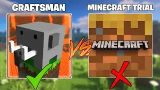 Craftsman Vs Minecraft Trial | Craftsman vs MCPE Trial