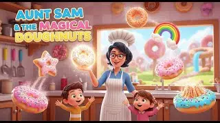 Aunt Sam & the Magical Doughnuts 🍩✨ | Fun Cooking Story for Kids