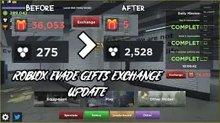 Roblox Evade: обменяйте 36 тысяч подарков на токены