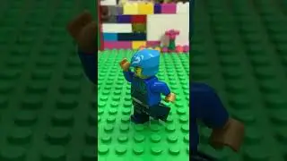 JAY VS COLE (winner gets ice cream) #lego #ninjago #stop motion #fight #funny