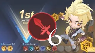 Commander Lukas with 6 weapon master Magic Chess GO GO