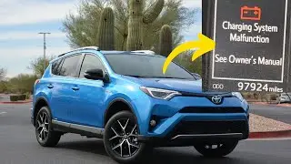 &ldquo;Charging system malfunction&rdquo; warning in Toyota RAV4