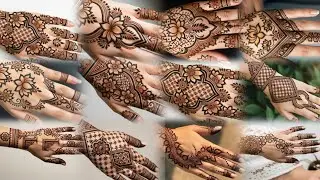 Easy mehandi design back hand trending | mehndi design simple | mehandi designs |