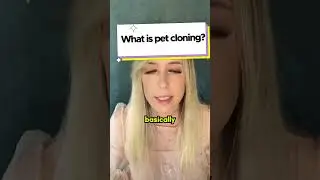 What is pet cloning?