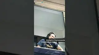 Vincent diajak main sepeda