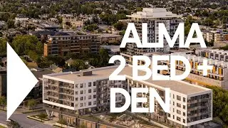 Пошаговое руководство по квартире Alma Kelowna C7, план 2 спальни и кабинет