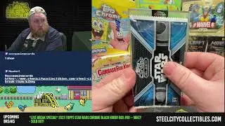 *LIVE BREAK SPECIAL* 2023 Topps Star Wars Chrome Black Hobby Box #68 -- Mikey