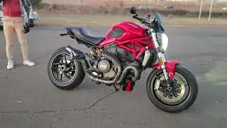 Loudest Ducati Monster Exhaust I've EVER Heard! #CR-T