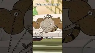 Rigby uses the russian💀🇷🇺 #regularshow #shorts