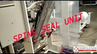 High Speed Flying Knife Bottom Seal Bag Making Machine with Spine Sealer | Vishva Exim