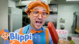 Blippi robi lody 🍧 | 📙Blippi po polsku📙Nauka i zabawa dla Dzieci