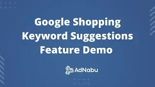 Google Shopping Keyword Suggestions - For Shopify Stores