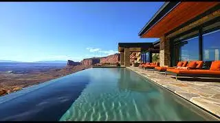 Relaxing Canyonlands Ambience | Infinity Pool Luxury Ambience | Sleep Study Relax | Canyonlands Utah